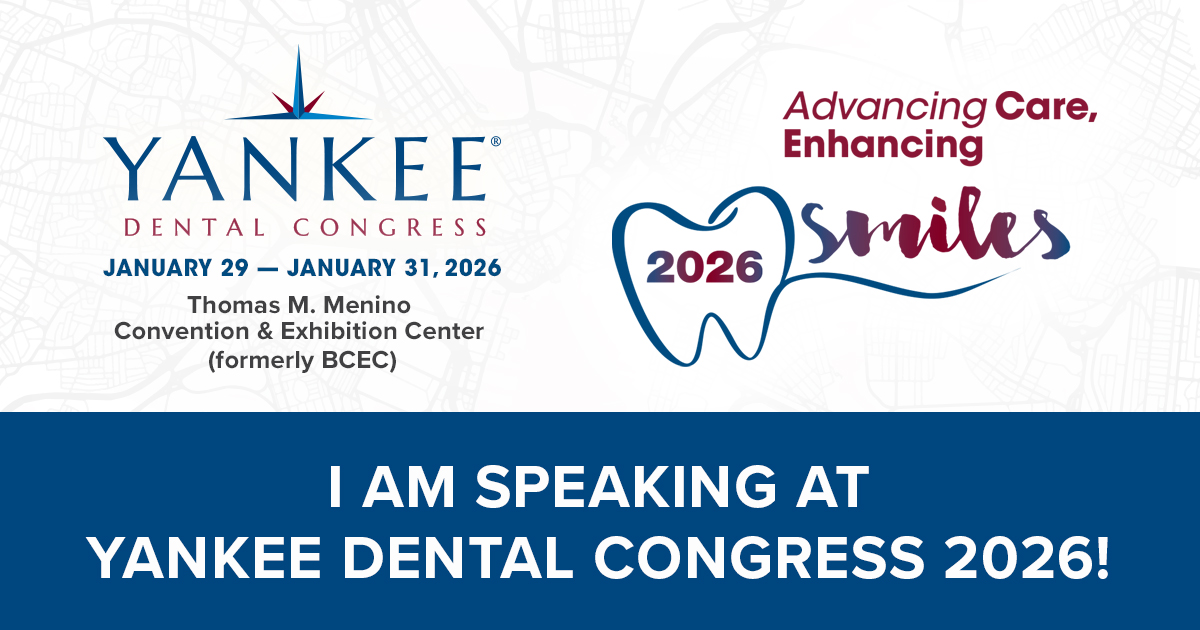 I'm speaking at Yankee